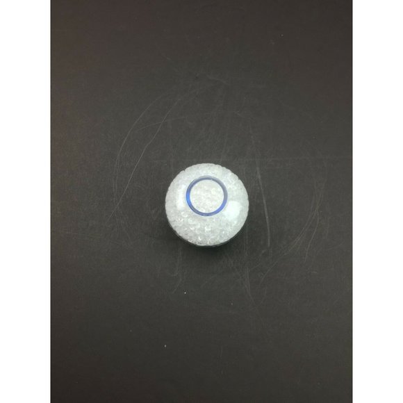 Clear Blue Tinted Glass Fishbowl Style Flower Bud Vase Small 2.75in Decoration - Picture 4 of 7